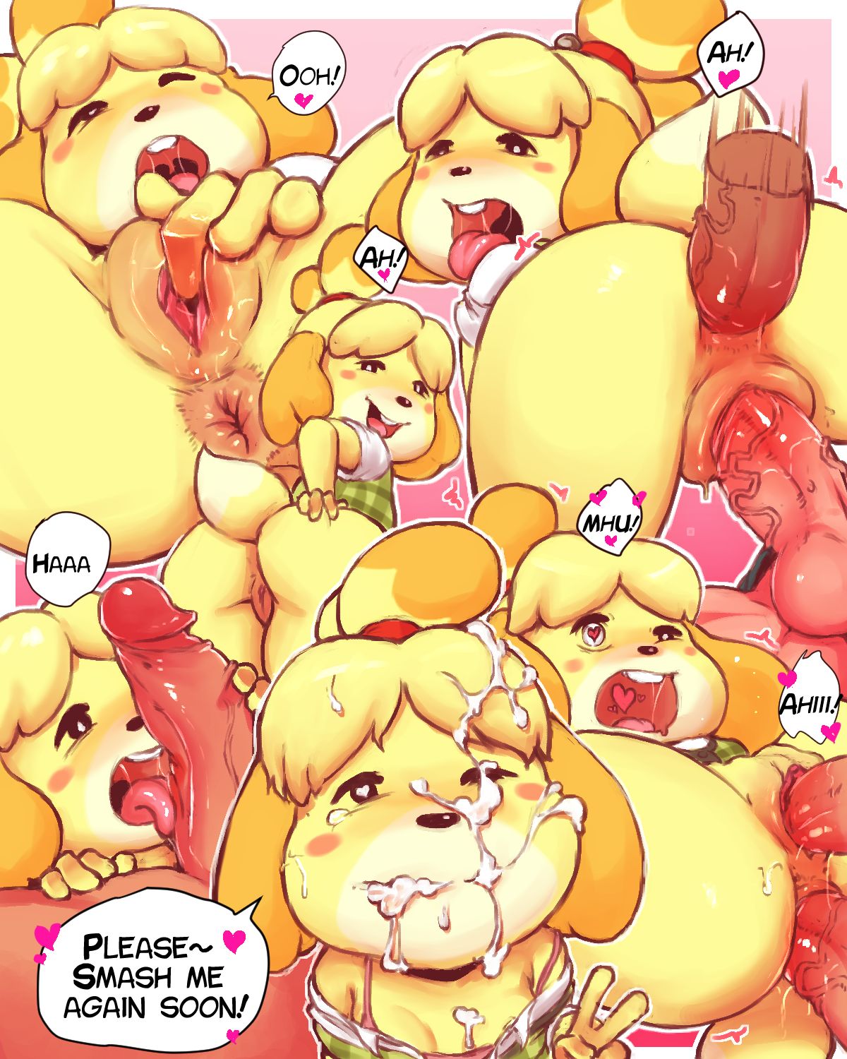 Isabelle Hentai Comic.